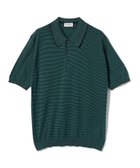 【その他のブランド/Other】のJOHN SMEDLEY / KYSON コットン ボーダー ニットポロシャツ NAVY/ATOLL_TEAL|ID: prp329100004545257 ipo3291000000032116818
