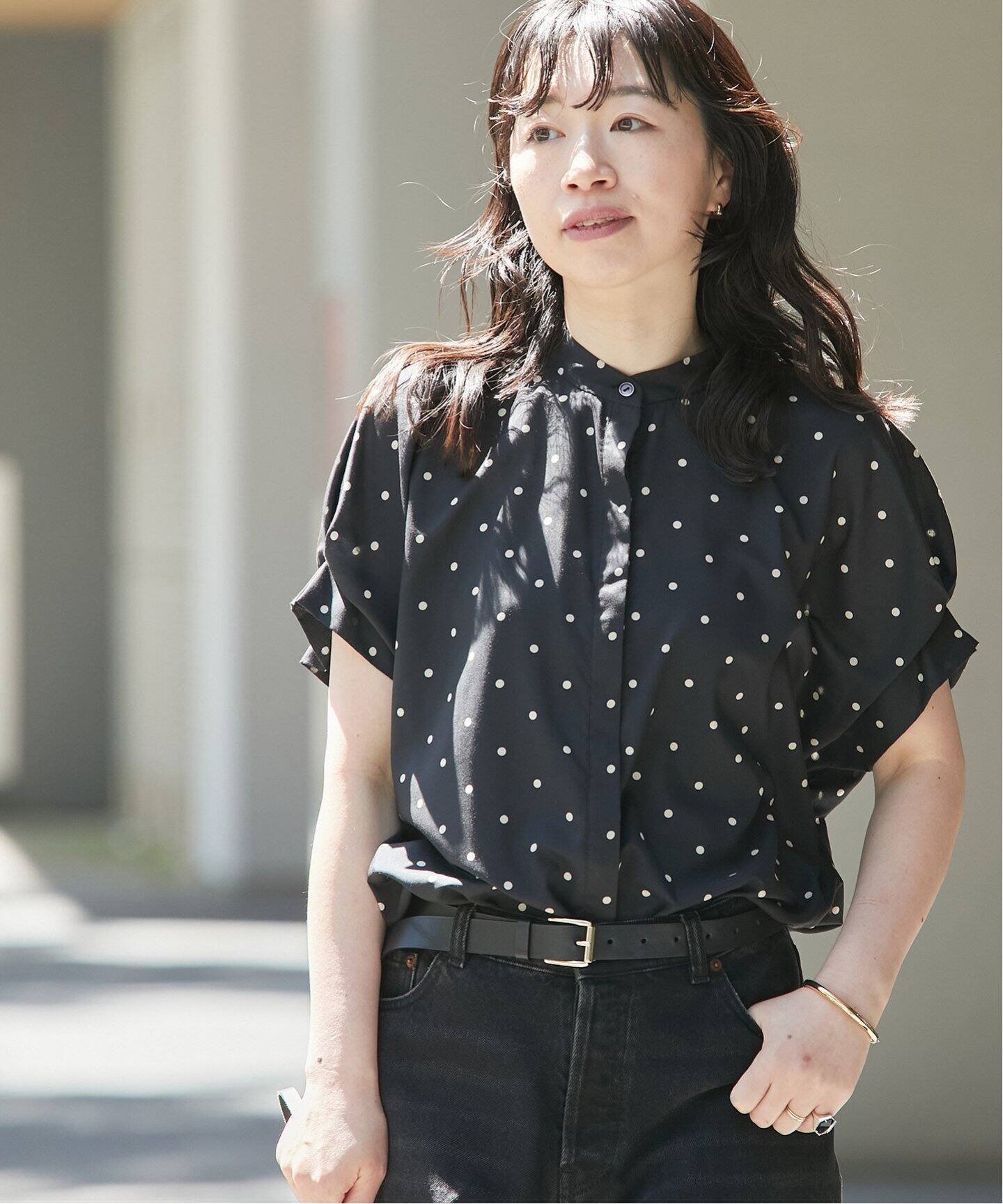 【ジャーナルスタンダード レサージュ/journal standard L'essage】の《追加3》IPEKER/ドットタックスリーブシャツ インテリア・キッズ・メンズ・レディースファッション・服の通販 founy(ファニー) 　ファッション　Fashion　レディースファッション　WOMEN　トップス・カットソー　Tops/Tshirt　シャツ/ブラウス　Shirts/Blouses　2025年　2025　2025春夏・S/S　Ss,Spring/Summer,2025　ブラック A|ID: prp329100004545258 ipo3291000000032291820