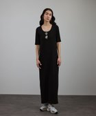 【サロン アダム エ ロペ/SALON adam et rope'】のUVケア・洗える プリマベールファームリーリブワンピース 人気、トレンドファッション・服の通販 founy(ファニー) ファッション Fashion レディースファッション Fashion for Women ワンピース Dresses 洗える Machine Washable カットソー Cut and Sewn Top シアー Sheer, See-Through ジャケット Jacket, Outerwear 定番 Standard, Basic Item パイピング Piping, Trim Design フィット Fit, Slim Fit ポケット Pocket, Pocket Detail おすすめ Recommended / Our Picks thumbnail ブラック(01)|ID: prp329100004545260 ipo3291000000033235040