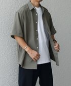 【シップス/SHIPS / MEN】の【WEB限定】SHIPS any 洗濯機可能 リネン ミックス レギュラーカラー シャツ オリーブ|ID: prp329100004545283 ipo3291000000032116936