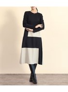 【ヴァン/Vin】のブロック切り替えAラインワンピース グレージュ|ID: prp329100004545319 ipo3291000000032117070