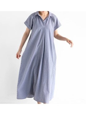 【ヴァン/Vin】のサッカーストライプスキッパーワンピース 人気、トレンドファッション・服の通販 founy(ファニー) ファッション Fashion レディースファッション Ladies' Fashion Online ワンピース Dress キャップ Cap サッカー Soccer スキッパー Skipper ストライプ Stripe スニーカー Sneakers 夏 Summer |ID:prp329100004545363