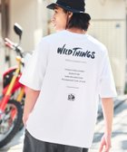 【その他のブランド/Other】のWILD THINGS×FREAK S STORE ワイルドシングス 別注 ビッグシルエット ロゴバックプリント クルーネック Tシャツ 【限定展開】 25SS ホワイト|ID: prp329100004545390 ipo3291000000032117387