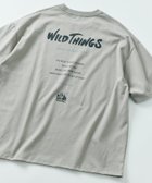 【その他のブランド/Other】のWILD THINGS×FREAK S STORE ワイルドシングス 別注 ビッグシルエット ロゴバックプリント クルーネック Tシャツ 【限定展開】 25SS ベージュ|ID: prp329100004545390 ipo3291000000032117391