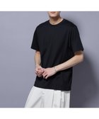 【ナノ ユニバース/nano universe / MEN】のAnti Soaked 汗染み防止 クルーネック レギュラーシルエットTシャツ ブラック|ID: prp329100004545426 ipo3291000000033180817