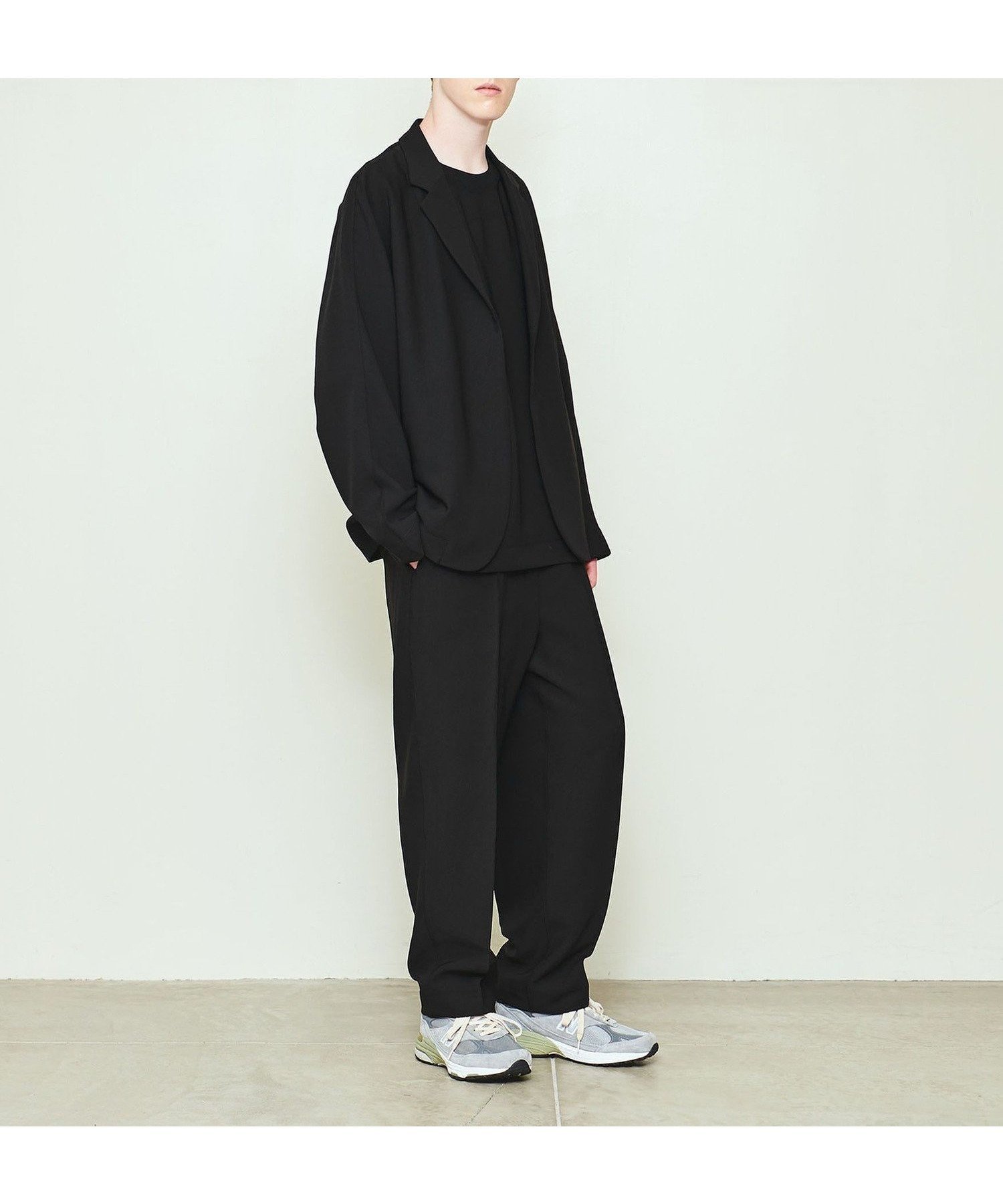 【ユナイテッドアローズ/UNITED ARROWS / MEN】のUNITED ARROWS SONS by DAISUKE OBANA ESSENS I CR REG PANTS/パンツ インテリア・キッズ・メンズ・レディースファッション・服の通販 founy(ファニー) 　ファッション　Fashion　メンズファッション　Fashion for Men　ボトムス　Bottoms　エレガント 上品　Elegant　コレクション　Collection, Seasonal Line　ジャケット　Jacket, Outerwear　スラックス　Slacks, Dress Pants　セットアップ　Set-Up, Coordinated Outfit　テーパード　Tapered, Tapered Pants　定番　Standard, Basic Item　パターン　Pattern, Design Print　ルーズ　Loose, Oversized　おすすめ　Recommended / Our Picks　BLACK|ID: prp329100004545437 ipo3291000000033240298