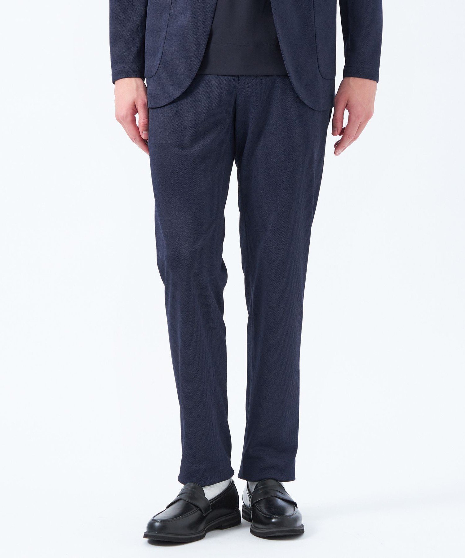 【マッキントッシュ フィロソフィー/MACKINTOSH PHILOSOPHY / MEN】のテーラードジャージーパンツ メッシュジャージー インテリア・キッズ・メンズ・レディースファッション・服の通販 founy(ファニー) 　ファッション　Fashion　メンズファッション　Fashion for Men　ボトムス　Bottoms　春　Spring　吸水　Absorbent, Quick-Dry　鹿の子　Piqué, Kanoko Fabric　ジャケット　Jacket, Outerwear　ポロシャツ　Polo Shirt, Collared Tee　メッシュ　Mesh, Net Fabric　リラックス　Relax, Relaxed Fit　S/S・春夏　SS, Spring/Summer, Warm Season　おすすめ　Recommended / Our Picks　夏　Summer　エレガント 上品　Elegant　ブルー|ID: prp329100004545451 ipo3291000000032730755