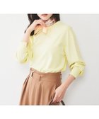 【アンタイトル/UNTITLED】の【洗える/オンオフ使える】袖リブスリットストレッチニット 人気、トレンドファッション・服の通販 founy(ファニー) ファッション Fashion レディースファッション WOMEN トップス・カットソー Tops/Tshirt ニット Knit Tops 2024年 2024 2024春夏・S/S Ss,Spring/Summer,2024 おすすめ Recommend インナー Inner カットソー Cut And Sew カフス Cuffs ジャケット Jacket ストレッチ Stretch スリット Slit フリル Frills 洗える Washable thumbnail ライトイエロー|ID: prp329100004545470 ipo3291000000032117800