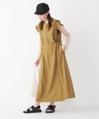 【シップス フォー ウィメン/SHIPS】の《追加 》SHIPS Colors 手洗い可能 プリーツ デザイン シャツ ワンピース ベージュ|ID: prp329100004545512 ipo3291000000032734922