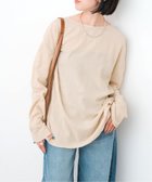 【スピック&スパン/Spick & Span】のコットンクレープルーズプルオーバー ベージュ|ID: prp329100004545517 ipo3291000000032652018
