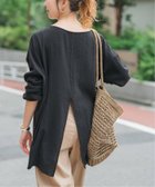 【スピック&スパン/Spick & Span】のコットンクレープルーズプルオーバー ブラック|ID: prp329100004545517 ipo3291000000032652020
