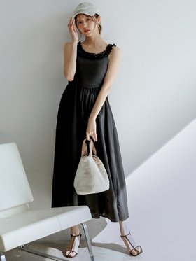 【スナイデル/SNIDEL】の【WEB限定】バックデザインワンピース 人気、トレンドファッション・服の通販 founy(ファニー) ファッション Fashion レディースファッション Ladies' Fashion Online ワンピース Dress ギャザー Gather ギンガム Gingham サマー Summer シャーリング Shirring チェック Check ドレス Dress フィット Fit フリル Frills フレア Flare リボン Ribbon |ID:prp329100004545526