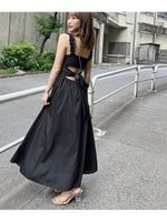 【スナイデル/SNIDEL】の【WEB限定】バックデザインワンピース 人気、トレンドファッション・服の通販 founy(ファニー) ファッション Fashion レディースファッション Fashion for Women ワンピース Dresses ギャザー Gathered, Ruffled ギンガム Gingham, Gingham Fabric サマー Summer, Summer Style シャーリング Shirring, Ruched チェック Check, Plaid, Tartan ドレス Dress, One-Piece フィット Fit, Slim Fit フリル Frill, Ruffle フレア Flare, Flared リボン Ribbon, Bow |ID:prp329100004545526