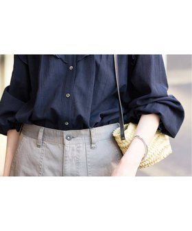 【スローブ イエナ/SLOBE IENA】 《WEB限定/追加2 》フリルピンタックブラウス人気、トレンドファッション・服の通販 founy(ファニー) ファッション Fashion レディースファッション Fashion for Women トップス・カットソー Cut & Sew Tops シャツ・ブラウス・オフィスカジュアル Elegant Blouses & Button-Ups 2025年 2025 2025-2026秋冬・A/W Autumn/Winter 2025–26 AW25–26 |ID:prp329100004545563