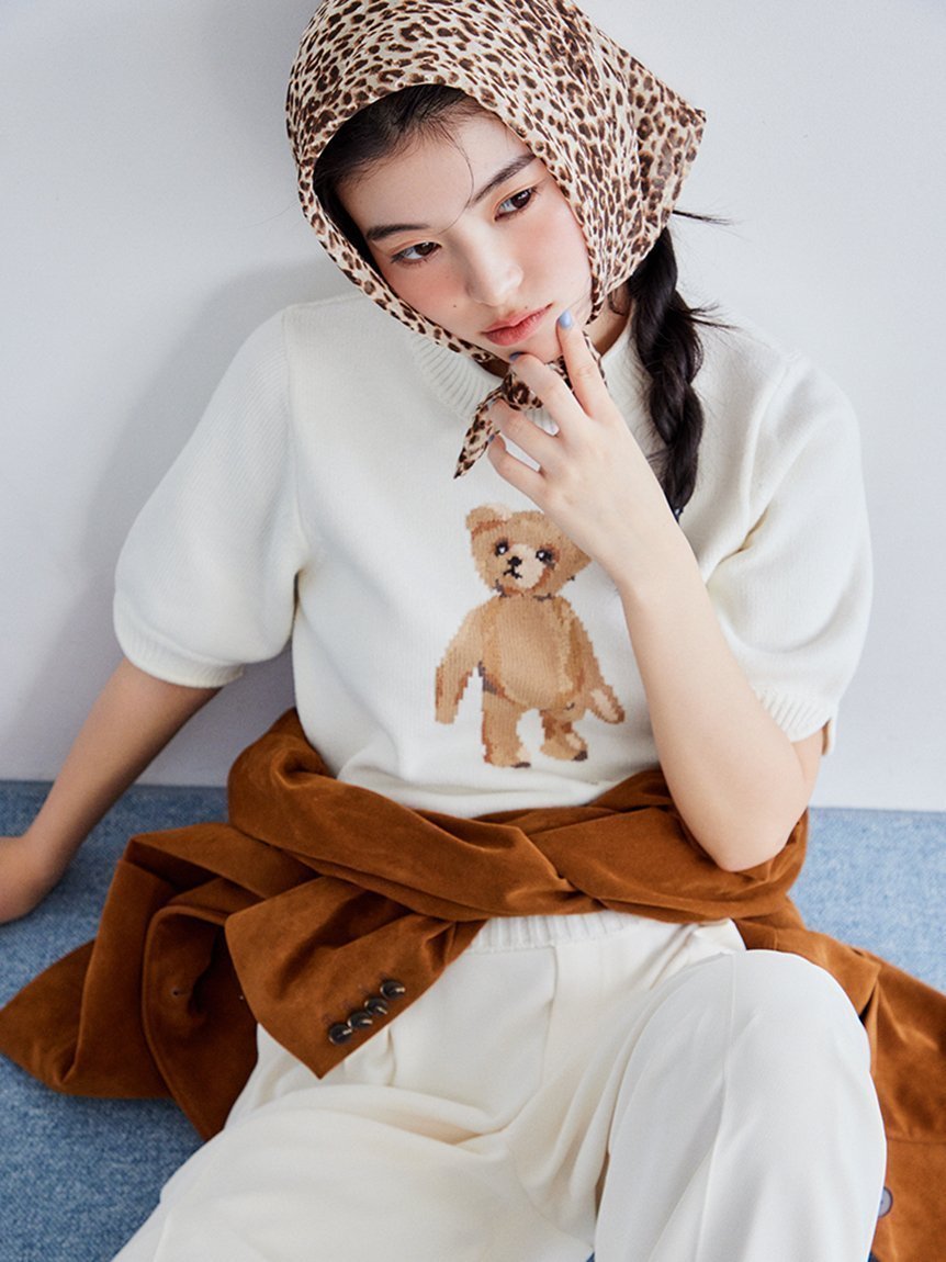 【リリーブラウン/Lily Brown】の【WEB限定カラー】Lily Bearニット インテリア・キッズ・メンズ・レディースファッション・服の通販 founy(ファニー) 　ファッション　Fashion　レディースファッション　Fashion for Women　トップス・カットソー　Cut & Sew Tops　ニット　Knit Tops & Sweaters　OWHT[002]|ID: prp329100004545576 ipo3291000000032766470