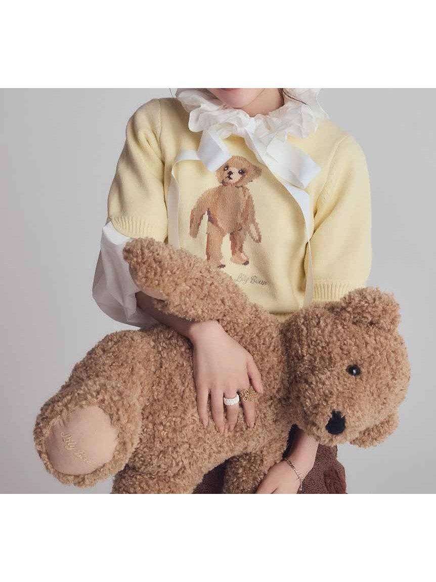【リリーブラウン/Lily Brown】の【WEB限定カラー】Lily Bearニット インテリア・キッズ・メンズ・レディースファッション・服の通販 founy(ファニー) 　ファッション　Fashion　レディースファッション　Fashion for Women　トップス・カットソー　Cut & Sew Tops　ニット　Knit Tops & Sweaters　YEL[032]|ID: prp329100004545576 ipo3291000000032766472