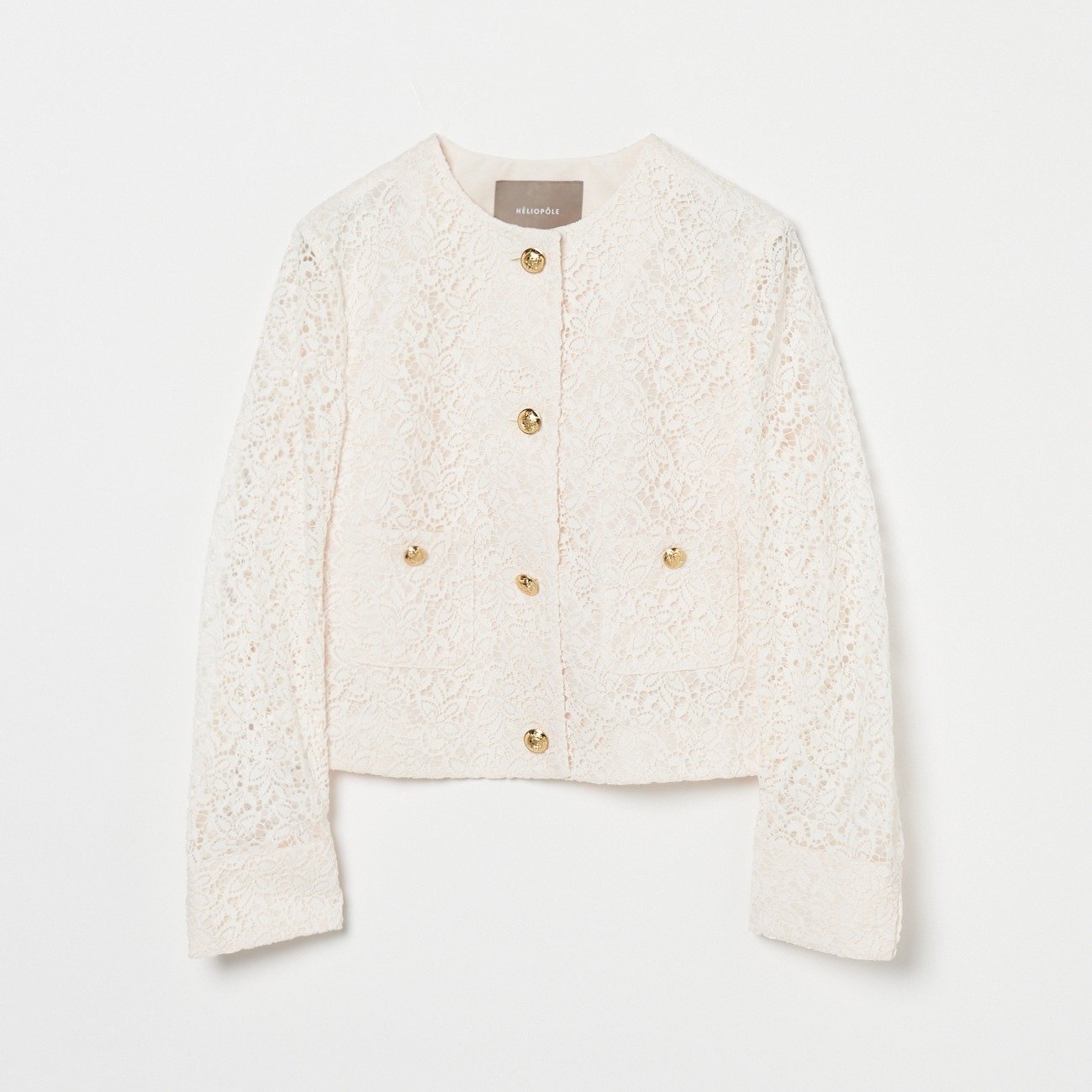 【エリオポール/heliopole】のEMBROIDERY LACE JACKET 人気、トレンドファッション・服の通販 founy(ファニー) 　ファッション　Fashion　レディースファッション　Ladies' Fashion Online　アウター　Coat Outerwear　ジャケット　Jackets　オーガンジー　Organdy　ショート　Short　ジャケット　Jacket　レース　Race　 other-1|ID: prp329100004545610 ipo3291000000032646833