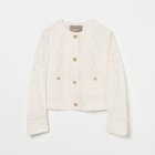 【エリオポール/heliopole】のEMBROIDERY LACE JACKET 人気、トレンドファッション・服の通販 founy(ファニー) ファッション Fashion レディースファッション Ladies' Fashion Online アウター Coat Outerwear ジャケット Jackets オーガンジー Organdy ショート Short ジャケット Jacket レース Race thumbnail アイボリー|ID: prp329100004545610 ipo3291000000032646835