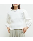 【その他のブランド/Other】のリブ切り替えパフスリーブニット 人気、トレンドファッション・服の通販 founy(ファニー) ファッション Fashion レディースファッション WOMEN トップス・カットソー Tops/Tshirt ニット Knit Tops フォルム Form thumbnail ホワイト|ID: prp329100004545620 ipo3291000000032118506