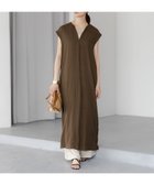 【エルーラ/Elura】のシャリサラサイドスリットワンピース 低身長サイズあり /450251 人気、トレンドファッション・服の通販 founy(ファニー) ファッション Fashion レディースファッション WOMEN ワンピース Dress シアー Sheer スリーブ Sleeve フレンチ French ロング Long 夏 Summer thumbnail ダークブラウン58|ID: prp329100004545632 ipo3291000000032481139