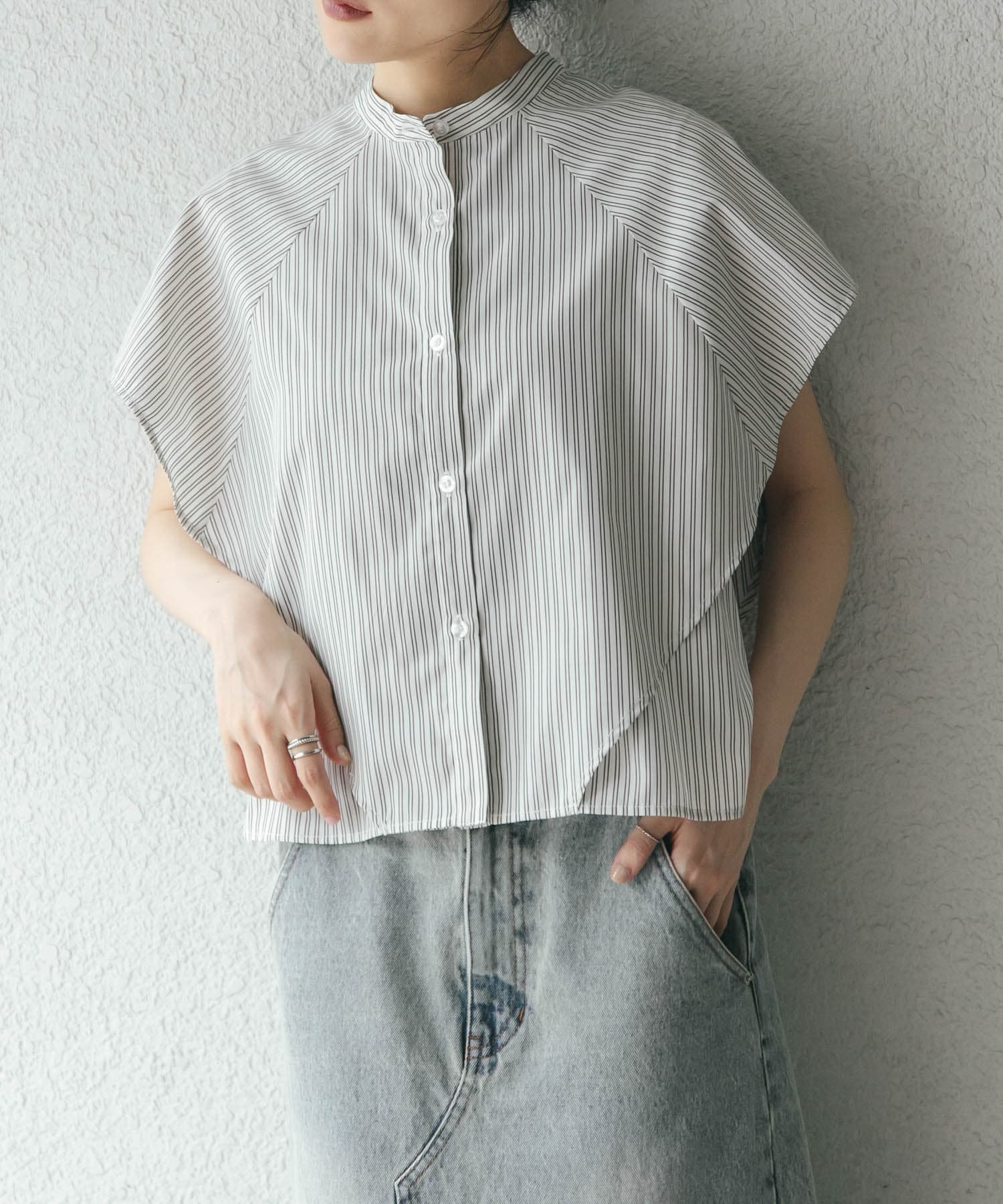 【ケービーエフ/KBF / URBAN RESEARCH】のBOXストライプシャツ インテリア・キッズ・メンズ・レディースファッション・服の通販 founy(ファニー) 　ファッション　Fashion　レディースファッション　WOMEN　トップス・カットソー　Tops/Tshirt　シャツ/ブラウス　Shirts/Blouses　2025年　2025　2025春夏・S/S　Ss,Spring/Summer,2025　おすすめ　Recommend　ストライプ　Stripe　スラックス　Slacks　デニム　Denim　ボックス　Box　ボトム　Bottom　夏　Summer　S/S・春夏　Ss・Spring/Summer　IVORY×BRN|ID: prp329100004545643 ipo3291000000032385074