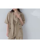 【ナチュラル ビューティー ベーシック/NATURAL BEAUTY BASIC】のハーフスリーブダブルジャケット 人気、トレンドファッション・服の通販 founy(ファニー) ファッション Fashion レディースファッション WOMEN アウター Coat Outerwear ジャケット Jackets ジャケット Jacket デニム Denim トレンド Trend ボトム Bottom メランジ Melange 今季 This Season 半袖 Short Sleeve 夏 Summer 無地 Plain Color thumbnail ベージュ|ID: prp329100004545667 ipo3291000000032118868