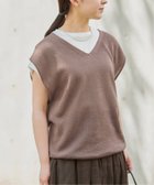 【イエナ/IENA】のコットンギマ フレンチプルオーバー ブラウン|ID: prp329100004545693 ipo3291000000032714541
