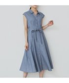 【インデックス/INDEX】のリネンライクシャツワンピース【洗濯機洗い可】 ブルー|ID: prp329100004545702 ipo3291000000032641867