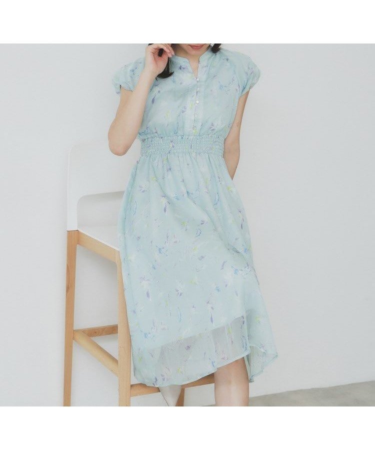 【インデックス/INDEX】のシアーフラワーワンピース【洗濯機洗い可】 インテリア・キッズ・メンズ・レディースファッション・服の通販 founy(ファニー) 　ファッション　Fashion　レディースファッション　WOMEN　ワンピース　Dress　エレガント 上品　Elegant　カーディガン　Cardigan　サンダル　Sandals　シアー　Sheer　シンプル　Simple　ジャケット　Jacket　フラワー　Flower　フレア　Flare　ポケット　Pocket　夏　Summer　ミントグリーン|ID: prp329100004545705 ipo3291000000032119151