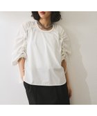【アダム エ ロペ/ADAM ET ROPE'】の【WEB限定】ドロストスリーブブラウス ホワイト(10)|ID: prp329100004545719 ipo3291000000032284725