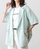 【コロニートゥーワンスリーナイン/COLONY 2139】のテックリネン半袖テーラードジャケット 人気、トレンドファッション・服の通販 founy(ファニー) ファッション Fashion レディースファッション WOMEN アウター Coat Outerwear ジャケット Jackets テーラードジャケット Tailored Jackets おすすめ Recommend ストレート Straight セットアップ Set Up バランス Balance ベーシック Basic リネン Linen 半袖 Short Sleeve 羽織 Haori thumbnail ミント|ID: prp329100004545752 ipo3291000000032345905