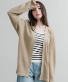 【ロッキーモンロー/Rocky Monroe】のリネンライク サマーニット 鹿の子編み ボタンレスカーディガン 人気、トレンドファッション・服の通販 founy(ファニー) ファッション Fashion レディースファッション WOMEN トップス・カットソー Tops/Tshirt ニット Knit Tops カーディガン Cardigans カーディガン Cardigan 巾着 Purse 鹿の子 Pique サマー Summer スラックス Slacks バランス Balance 半袖 Short Sleeve メンズ Mens ルーズ Loose ワイド Wide 再入荷 Restock/Back In Stock/Re Arrival おすすめ Recommend エレガント 上品 Elegant thumbnail ベージュ|ID: prp329100004545755 ipo3291000000032242997