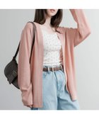 【ロッキーモンロー/Rocky Monroe】のリネンライク サマーニット 鹿の子編み ボタンレスカーディガン 人気、トレンドファッション・服の通販 founy(ファニー) ファッション Fashion レディースファッション WOMEN トップス・カットソー Tops/Tshirt ニット Knit Tops カーディガン Cardigans カーディガン Cardigan 巾着 Purse 鹿の子 Pique サマー Summer スラックス Slacks バランス Balance 半袖 Short Sleeve メンズ Mens ルーズ Loose ワイド Wide 再入荷 Restock/Back In Stock/Re Arrival おすすめ Recommend エレガント 上品 Elegant thumbnail ピンク|ID: prp329100004545755 ipo3291000000032243001