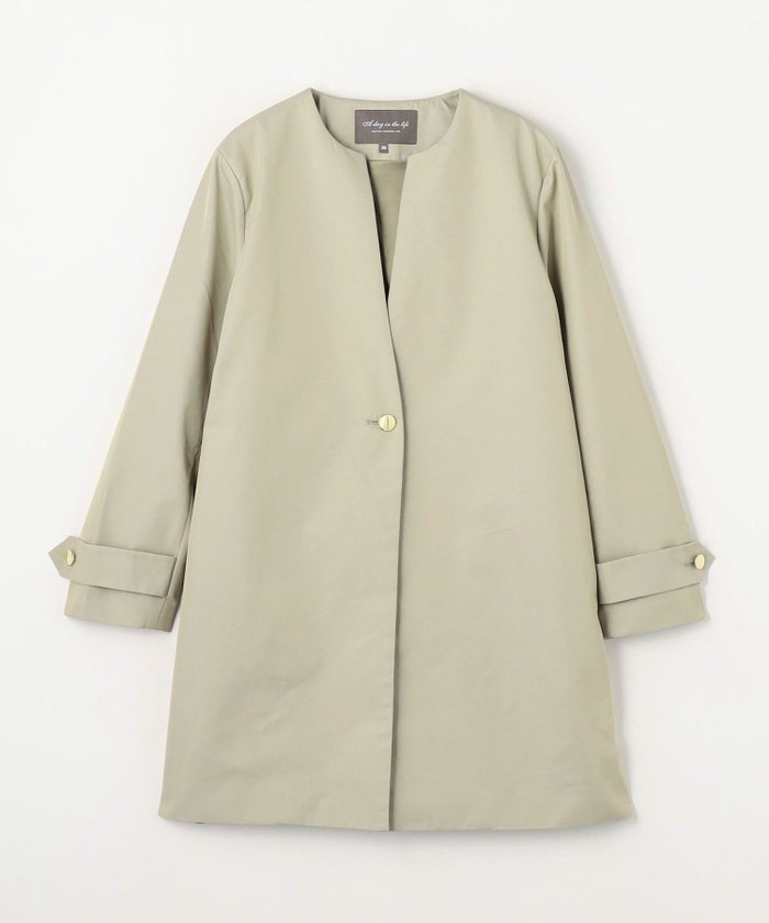 【ユナイテッドアローズ/UNITED ARROWS】のキーネック メタルボタンコート A DAY IN THE LIFE インテリア・キッズ・メンズ・レディースファッション・服の通販 founy(ファニー) https://founy.com/ ファッション Fashion レディースファッション Fashion for Women アウター Coat / Outerwear Collection コート・ロングコート・ピーコート Long Coats, Peacoats & More 春 Spring ミドル Middle Length, Mid Height メタル Metal, Metal Parts ロング Long, Long-Length ワイド Wide, Wide Fit アウトレット Outlet / Clearance ビジネス 仕事 通勤 Business / Work / Commuting |ID: prp329100004545761 ipo3291000000033930790