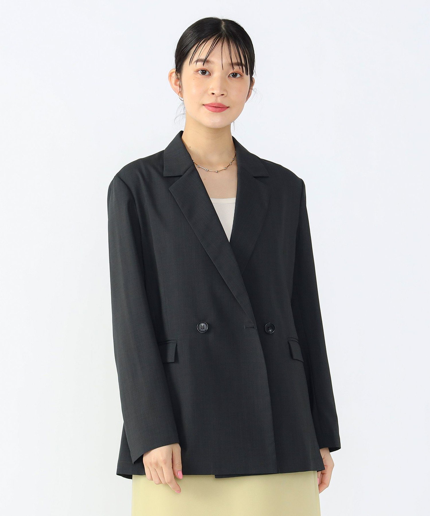【ビームス ハート/BEAMS HEART】の【6/5新規値下げ】【洗濯機洗い可】シアー ダブルジャケット 25SS インテリア・キッズ・メンズ・レディースファッション・服の通販 founy(ファニー) 　ファッション　Fashion　レディースファッション　WOMEN　アウター　Coat Outerwear　ジャケット　Jackets　2025年　2025　2025春夏・S/S　Ss,Spring/Summer,2025　シアー　Sheer　ジャケット　Jacket　ダブル　Double　トレンド　Trend　エレガント 上品　Elegant　夏　Summer　春　Spring　S/S・春夏　Ss・Spring/Summer　BLACK|ID: prp329100004545764 ipo3291000000032361624