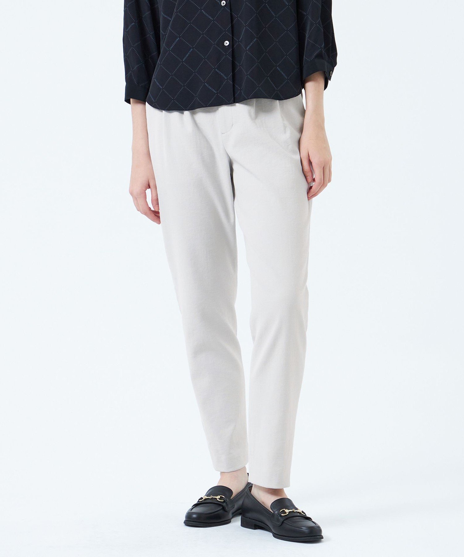【マッキントッシュ フィロソフィー/MACKINTOSH PHILOSOPHY】の【2025年春夏モデル】DRY OXFORD テーパードパンツ インテリア・キッズ・メンズ・レディースファッション・服の通販 founy(ファニー) 　ファッション　Fashion　レディースファッション　WOMEN　パンツ　Pants　おすすめ　Recommend　オックス　Ox　ジャケット　Jacket　セットアップ　Set Up　パターン　Pattern　ファブリック　Fabric　ワイド　Wide　人気　Popularity　吸水　Water Absorption　夏　Summer　春　Spring　S/S・春夏　Ss・Spring/Summer　秋　Autumn/Fall　グレー|ID: prp329100004545784 ipo3291000000032298210