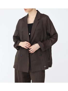 【ラシュッド/LASUD】のリネンテーラードジャケット 人気、トレンドファッション・服の通販 founy(ファニー) ファッション Fashion レディースファッション WOMEN アウター Coat Outerwear ジャケット Jackets テーラードジャケット Tailored Jackets サマー Summer ジャケット Jacket ダブル Double ベーシック Basic ロング Long エレガント 上品 Elegant |ID:prp329100004545804
