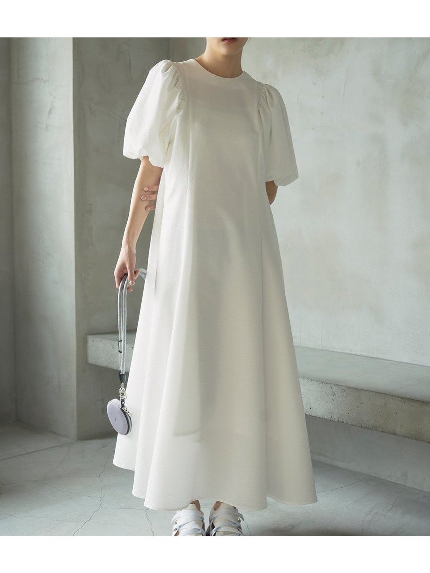 【エミ/emmi】のパフスリーブサッカーワンピース 人気、トレンドファッション・服の通販 founy(ファニー) 　ファッション　Fashion　レディースファッション　Ladies' Fashion Online　ワンピース　Dress　おすすめ　Recommend　サッカー　Soccer　スニーカー　Sneakers　スリーブ　Sleeve　ポケット　Pocket　 other-1|ID: prp329100004545813 ipo3291000000032638657
