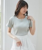 【マジェスティック レゴン/MAJESTIC LEGON】のスカラップデザイントップス 人気、トレンドファッション・服の通販 founy(ファニー) ファッション Fashion レディースファッション Fashion for Women トップス・カットソー Cut & Sew Tops おすすめ Recommended / Our Picks インナー Innerwear キャミワンピース Cami Dress, Slip Dress スカラップ Scallop, Scalloped Edge ダウン Down, Puffer デコルテ Décolleté, Neckline デニム Denim, Jeans Material ビスチェ Bustier, Corset Top フィット Fit, Slim Fit フェミニン Feminine, Girly ボトム Bottoms, Lower Wear 再入荷 Restock / Back in Stock thumbnail L/グリーン|ID: prp329100004545817 ipo3291000000033833661