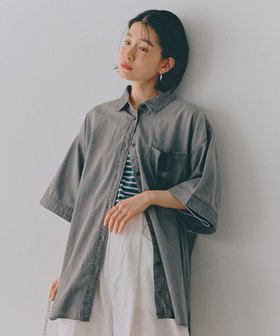 【スタディオ クリップ/studio CLIP】の【選べる着丈】ワイドデニムシャツ《CLIP denim》 人気、トレンドファッション・服の通販 founy(ファニー) ファッション Fashion レディースファッション WOMEN トップス・カットソー Tops/Tshirt シャツ/ブラウス Shirts/Blouses おすすめ Recommend インディゴ Indigo ウォッシュ Wash スリーブ Sleeve デニム Denim バランス Balance ワイド Wide 夏 Summer 春 Spring S/S・春夏 Ss・Spring/Summer 羽織 Haori |ID:prp329100004545833