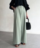 【シェトワ/Chez toi】の【マイナス3キロ見え】【オン/オフ使える】タック麻ライクパンツ 人気、トレンドファッション・服の通販 founy(ファニー) ファッション Fashion レディースファッション Fashion for Women パンツ Pants & Trousers シンプル Simple, Minimal センター Center, Center Line バランス Balance, Style Balance フレア Flare, Flared ミックス Mix, Mixed Style リラックス Relax, Relaxed Fit プチプライス・低価格 Affordable / Budget Price おすすめ Recommended / Our Picks thumbnail グリーン|ID: prp329100004545848 ipo3291000000032650883