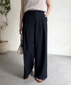 【シェトワ/Chez toi】の【マイナス3キロ見え】【オン/オフ使える】タック麻ライクパンツ 人気、トレンドファッション・服の通販 founy(ファニー) ファッション Fashion レディースファッション Fashion for Women パンツ Pants & Trousers シンプル Simple, Minimal センター Center, Center Line バランス Balance, Style Balance フレア Flare, Flared ミックス Mix, Mixed Style リラックス Relax, Relaxed Fit プチプライス・低価格 Affordable / Budget Price おすすめ Recommended / Our Picks thumbnail ネイビー|ID: prp329100004545848 ipo3291000000032650887