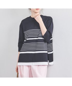 【ユナイテッドアローズ/UNITED ARROWS】のミニマル 2WAY 6SL ニット 人気、トレンドファッション・服の通販 founy(ファニー) ファッション Fashion レディースファッション Fashion for Women トップス・カットソー Cut & Sew Tops ニット Knit Tops & Sweaters カーディガン Cardigan, Knitwear ストレート Straight, Straight Cut スリット Slit, Slit Detail ボーダー Border, Stripe ラウンド Round, Round Neck 人気 Popular, Best Seller |ID:prp329100004545849
