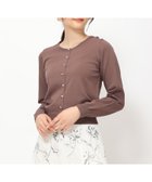【ミッシュマッシュ/MISCH MASCH】の【接触冷感/UVカット】【2024春夏新作】ベーシックビジュー釦カーディガン/MM428406 人気、トレンドファッション・服の通販 founy(ファニー) ファッション Fashion レディースファッション WOMEN トップス・カットソー Tops/Tshirt カーディガン Cardigans 2024年 2024 2024春夏・S/S Ss,Spring/Summer,2024 おすすめ Recommend カーディガン Cardigan ビジュー Bijou フィット Fit フェミニン Feminine フロント Front 夏 Summer 春 Spring S/S・春夏 Ss・Spring/Summer thumbnail ブラウン|ID: prp329100004545852 ipo3291000000032120188