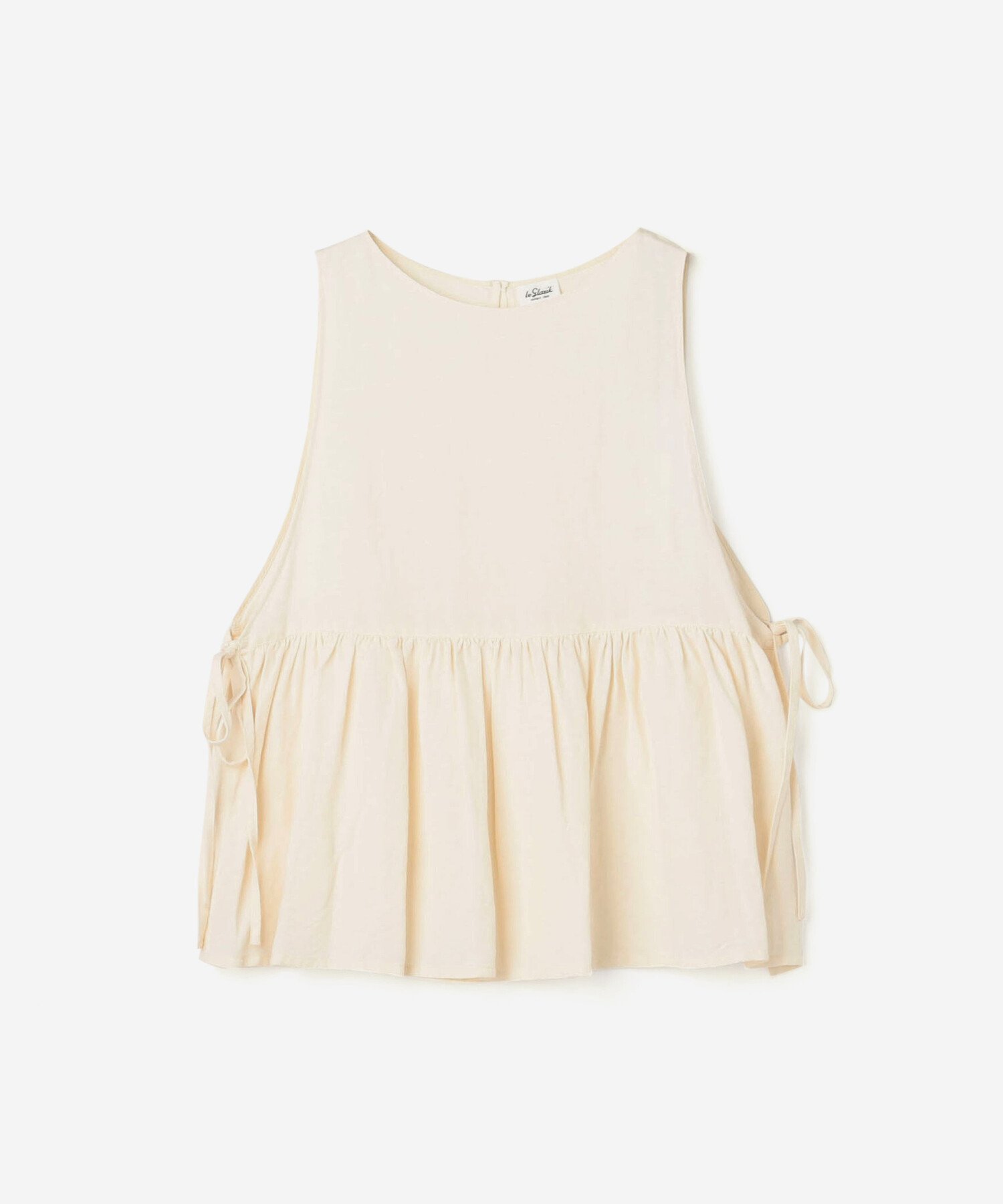 【ビショップ/Bshop】のノースリーブギャザーシャツ WOMEN インテリア・キッズ・メンズ・レディースファッション・服の通販 founy(ファニー) 　ファッション　Fashion　レディースファッション　Fashion for Women　トップス・カットソー　Cut & Sew Tops　キャミソール&ノースリーブ　Camisoles & Sleeveless Tops　シャツ・ブラウス・オフィスカジュアル　Elegant Blouses & Button-Ups　インナー　Innerwear　ノースリーブ　Sleeveless, No-Sleeve　ECRU|ID: prp329100004545856 ipo3291000000032764060