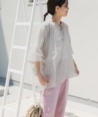 【アーバンリサーチ ドアーズ/URBAN RESEARCH DOORS】のコットンボイルロールアップスリーブブラウス I.GRAY|ID: prp329100004545874 ipo3291000000032251829