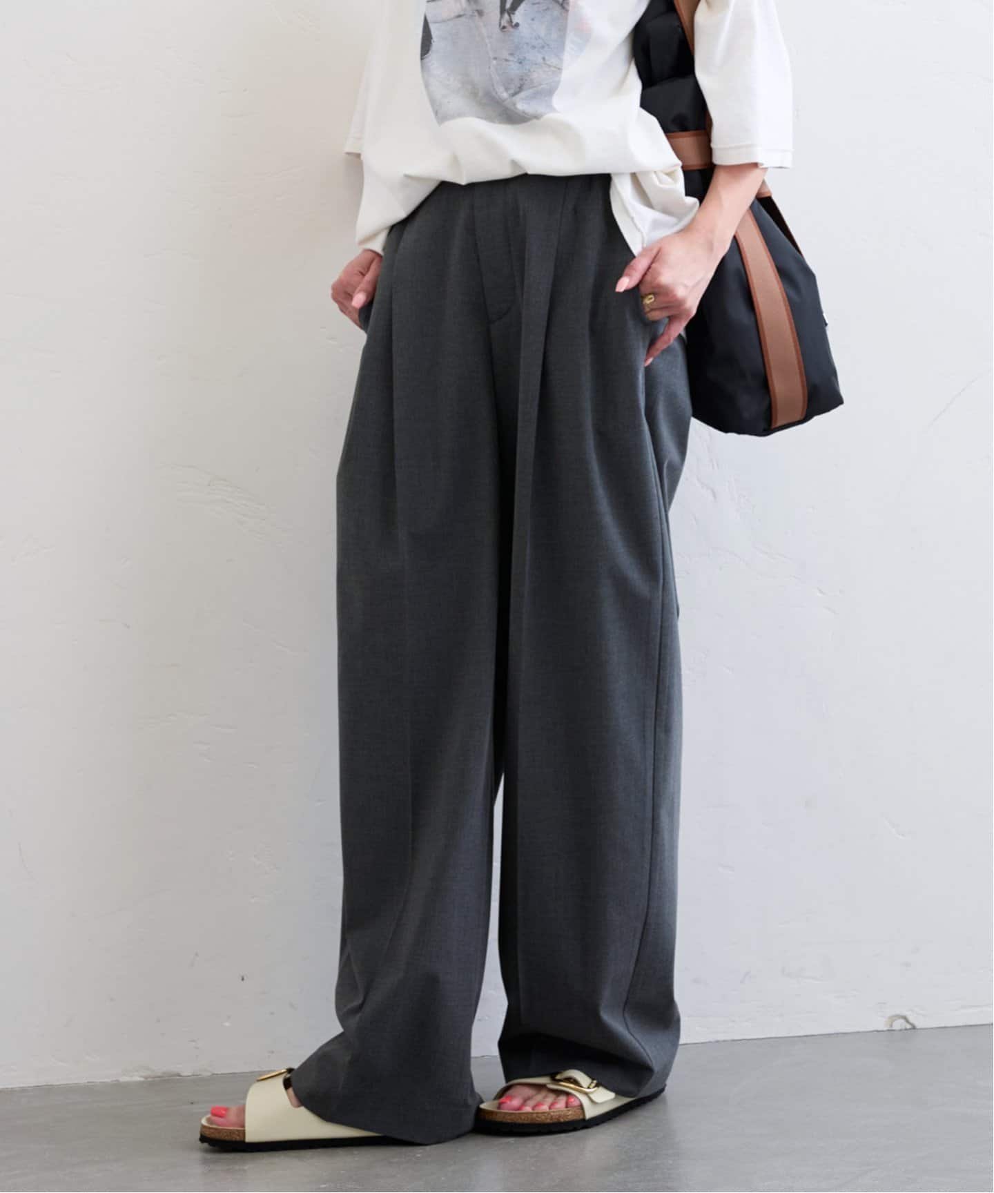 【ユーバイ スピック&スパン/U by Spick&Span】の《追加》2WAYトロタックイージーワイド 人気、トレンドファッション・服の通販 founy(ファニー) 　ファッション　Fashion　レディースファッション　WOMEN　2025年　2025　2025春夏・S/S　Ss,Spring/Summer,2025　 other-1|ID: prp329100004545898 ipo3291000000032120475