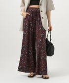 【ベイフロー/BAYFLOW】の≪一部 ≫ 夏も涼しい快適素材 アソート柄リラックスパンツ 人気、トレンドファッション・服の通販 founy(ファニー) ファッション Fashion レディースファッション WOMEN パンツ Pants おすすめ Recommend カットソー Cut And Sew ストレッチ Stretch ツイスト Twist ノースリーブ No Sleeve フリンジ Fringe ボタニカル Botanical リボン Ribbon リラックス Relax ワイド Wide 夏 Summer 楽ちん Easy thumbnail エンジ39|ID: prp329100004545909 ipo3291000000032299087