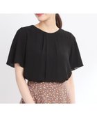 【リフレクト/Reflect】の【UVカット/接触冷感/マシンウォッシュ可能】タックデザインブラウス 人気、トレンドファッション・服の通販 founy(ファニー) ファッション Fashion レディースファッション WOMEN トップス・カットソー Tops/Tshirt シャツ/ブラウス Shirts/Blouses インナー Inner シルク Silk シンプル Simple ジャケット Jacket ジャージ Jersey thumbnail ブラック|ID: prp329100004545910 ipo3291000000032374093