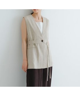 【アーバンリサーチ/URBAN RESEARCH】のベルトデザインリネンジレ 人気、トレンドファッション・服の通販 founy(ファニー) ファッション Fashion レディースファッション Fashion for Women アウター Coat / Outerwear Collection トップス・カットソー Cut & Sew Tops ベスト&ジレ / 重ね着スタイル Vests & Gilets ベルト&ウエストマーク Belts & Waist Accessories 2025年 2025 2025春夏・S/S Spring/Summer 2025 SS25 おすすめ Recommended / Our Picks インナー Innerwear ベーシック Basic, Essential リネン Linen, Linen Fabric エレガント 上品 Elegant 夏 Summer 春 Spring S/S・春夏 SS, Spring/Summer, Warm Season |ID:prp329100004545931